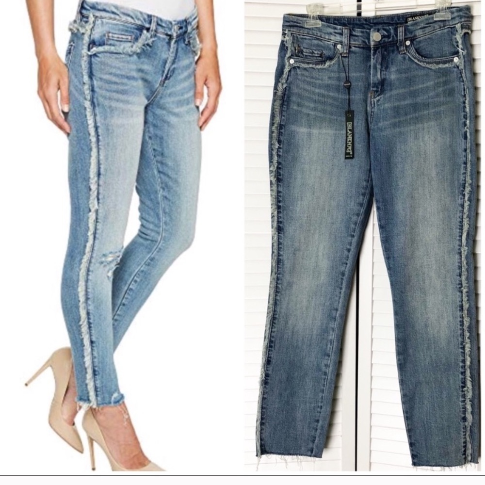 Blank NYC frayed jeans